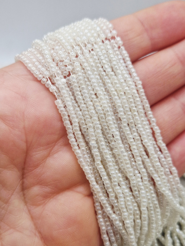 MĂRGELE - Margele nisip calibrate, Ivory, 2mm