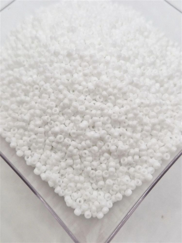 Miyuki 11/0 - Miyuki 2mm, alb opac - 5g