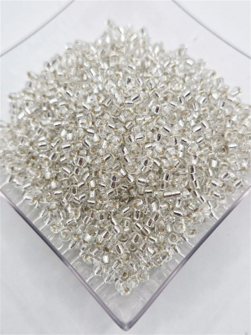 MIYUKI - Miyuki 3mm , Crystal Silver Lined 0001 - 5g