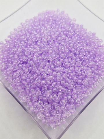 Miyuki 8/0 - Miyuki 3mm, lila cu foiță violet - 5g