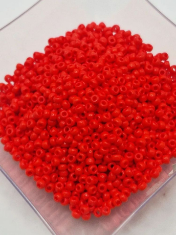 Miyuki 8/0 - Miyuki 8/0, Opaque Red 0407 - 5g