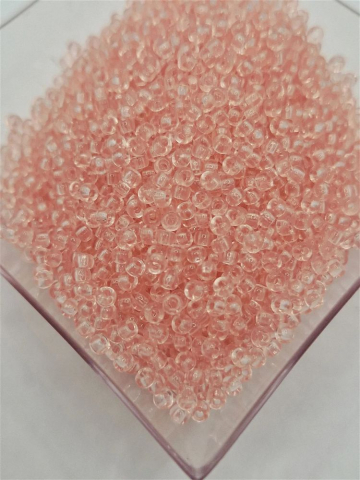 Miyuki 8/0 - Miyuki 3mm, roz transparent - 5g