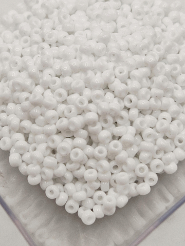 Miyuki 8/0 - Miyuki 3mm White Opaque