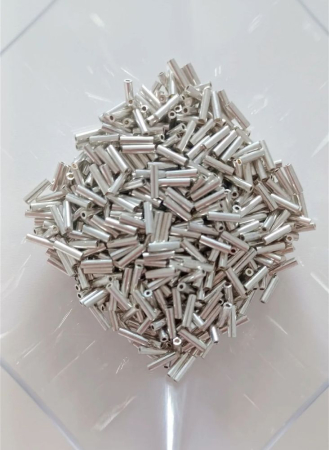 MIYUKI - Miyuki tubulare 6x1,7mm Argintii, cod miyutub3- 5g