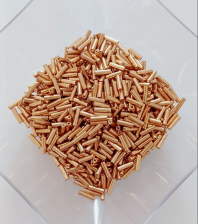 Tubulare - Miyuki tubulare 6x1,7mm Aurii Galvanizat, cod miyutub5 - 5g