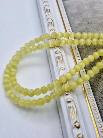 Ochi de pisica - Ochi de pisică roz de 6mm