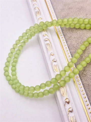 Ochi de pisica - Ochi de pisică verde deschis de 6mm