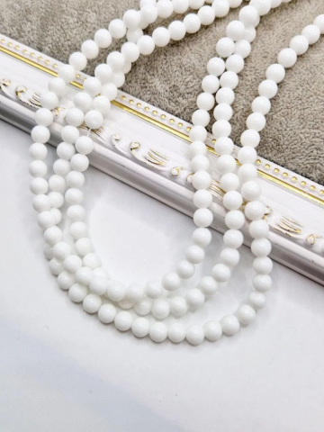 Onix - Onix alb 6mm - 1 buc