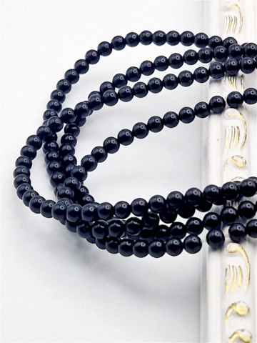 Onix negru 4mm - 1 buc [1]