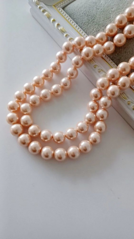 Perle tip Mallorca - Perle tip Mallorca, șampanie 12mm - 1 buc