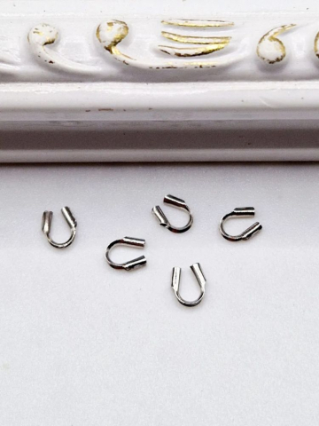 ACCESORII - Protecție sârmă argint 5x4mm - 1 buc