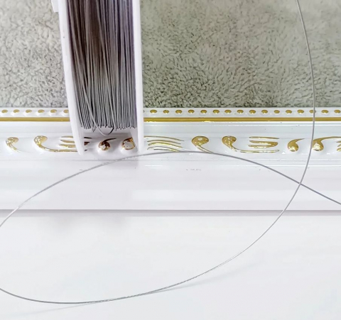 Sârmă - Sârmă siliconată argintie 0.35mm - 1 rolă