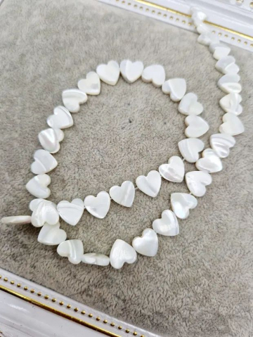 Scoica - Sidef inimă orizontal 10mm - 1 buc