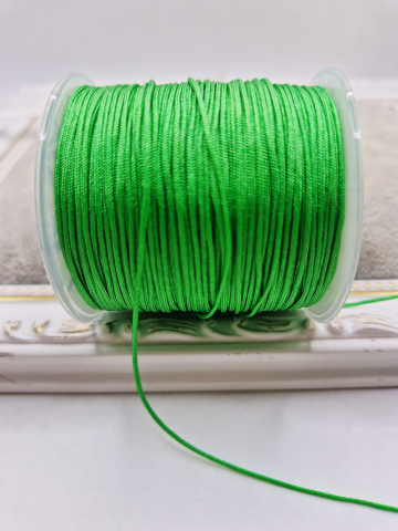 Șnur - Șnur nylon, mătăsos, verde neon, grosime 1mm