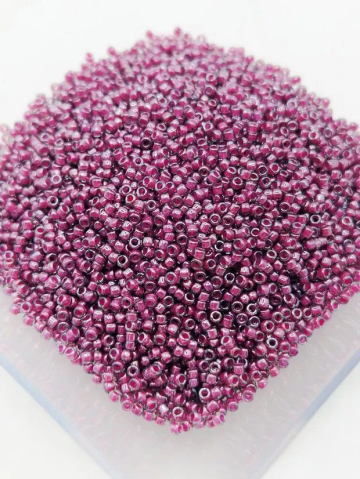 Toho 1,5mm - Toho 1.5mm, Color Grey Magenta Lined - 5g