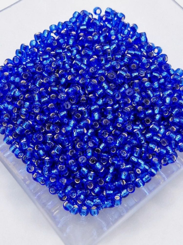Toho 3mm - Toho 3mm, Silver Lined Sapphire - 10g