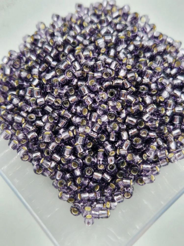 Toho 3mm - Toho 3mm, Silver Lined Tanzanite - 10grame