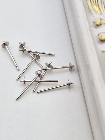 Tortiță cercei cu tijă 13x3mm - 1 buc [1]