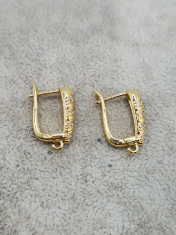 Tortiță cercei model 18k - 1 pereche [1]