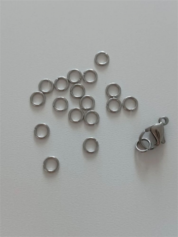 Inox - Za deschisă, oțel inoxidabil, 5mm - 1 buc