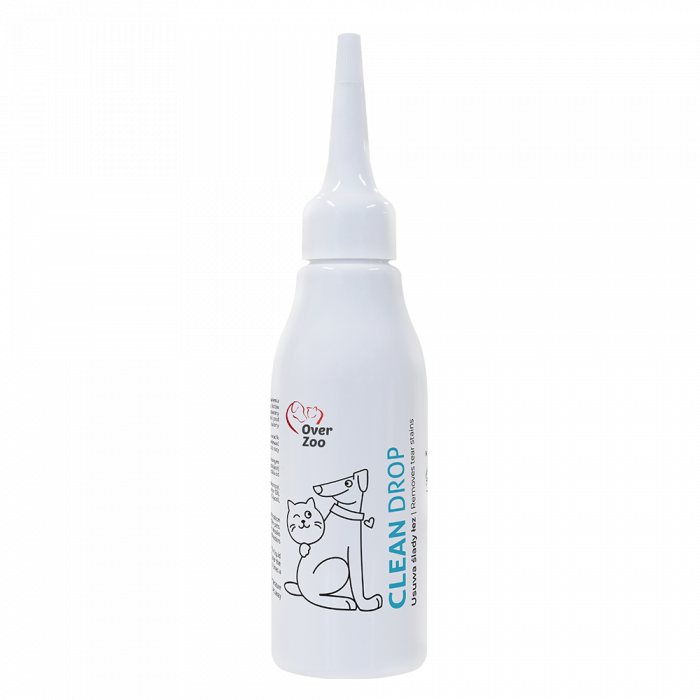 Lichid profesional pentru indepartarea urmelor de lacrimi de la caini si pisici Clean Drop, 60 ml [1]