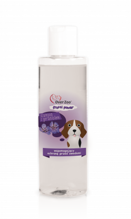 Igiena si Ingrijire Caini - Sampon cu geraniol care sustine protectia impotriva insectelor, pentru caini, 200 ml