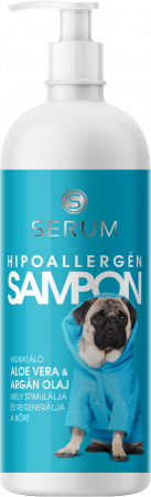 Igiena si Ingrijire Caini - Șampon hypoallergenic pentru câini, SERUM 750ml