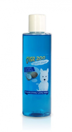 Igiena si Ingrijire Caini - Sampon pentru caini cu blana alba si deschisa, Fritti Power, extract din nuca de Cocos, 200ml