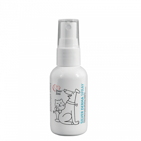 Igiena si Ingrijire Pisici - Solutie reconstructie epidermica pentru caini si pisici Silver Derma Spray, 50ml