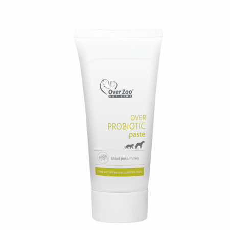 Sanatate Caini - Supliment nutritiv pentru caini si pisici, Over Probiotic Paste, 50g