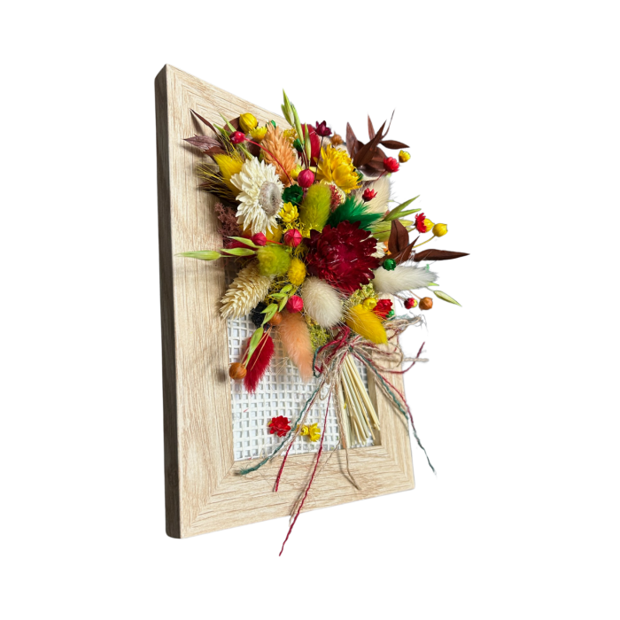 Mărțișor Handmade Rustic – „Zori de Primăvară” cu Flori Uscate [4]
