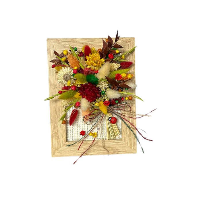 Mărțișor Handmade Rustic – „Zori de Primăvară” cu Flori Uscate [3]