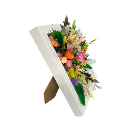 Tablou Decorativ „Buchet Pastelat” – Flori Uscate și Eleganță Handmade [3]