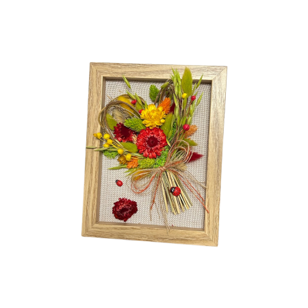 Tablouri flori uscate - Tablou Decorativ „Buchetul Primăverii” – Cadou Handmade de Mărțișor