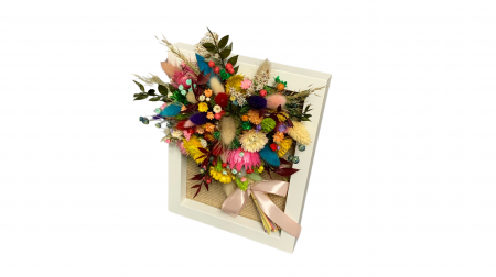 Tablou Floral Handmade - Culori Vii și Eleganță Naturală [5]