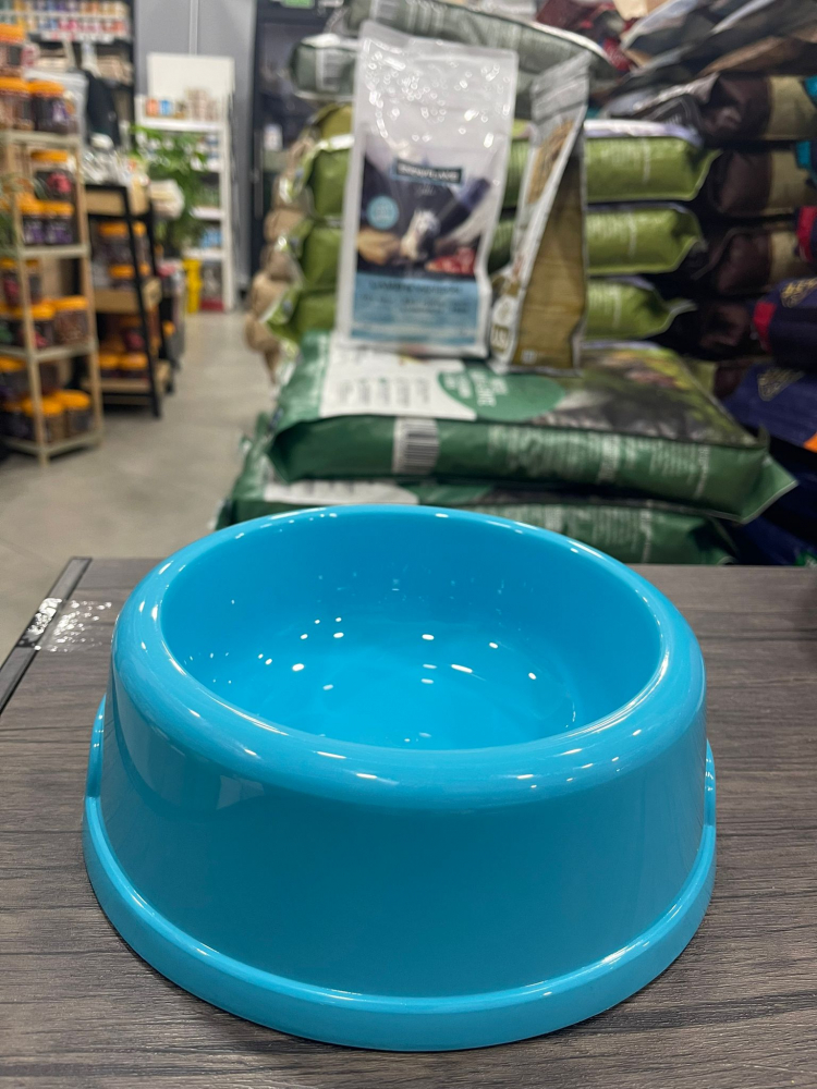 BOL CAINI/PISICI 2L - Castron de plastic Rosu/Albastru [4]