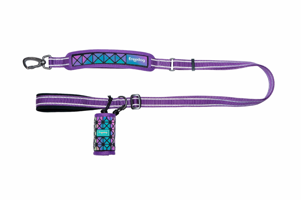 Freedog Boreal Leash LILAC M 20mm x 120/180 cm - Lesa [3]