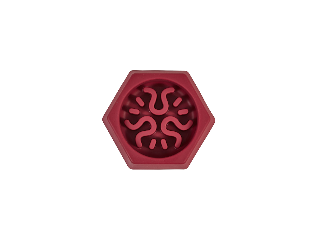 Freedog Bowl Fringe BORDEAUX 21 x 18.5 x 4.5cm [3]