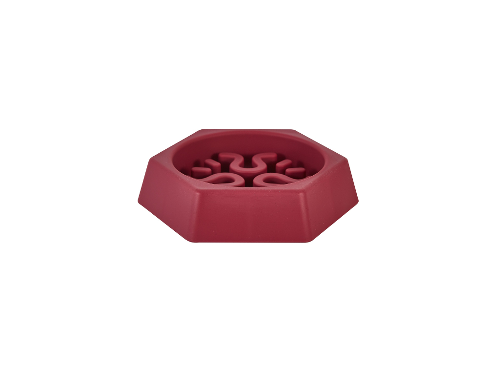 Freedog Bowl Fringe BORDEAUX 21 x 18.5 x 4.5cm [4]