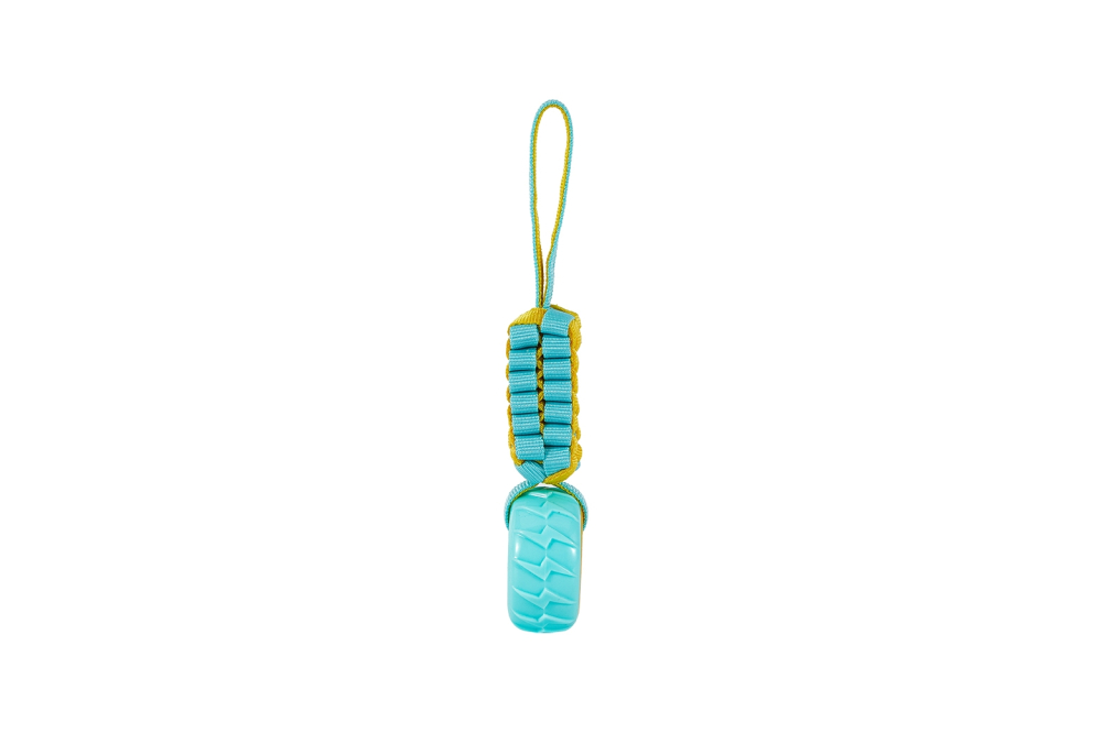 Freedog Kinzo Wheel Teether YELLOW AND TURQUOISE 30 x 8,3 x 4cm [2]
