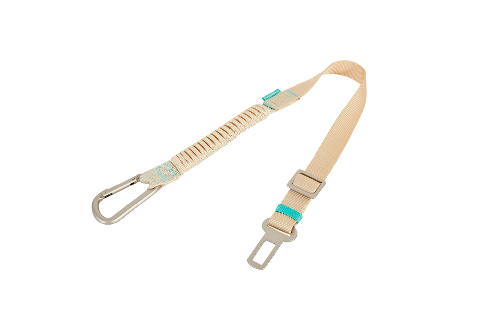 Freedog Saferide PRO Elastic Seat Belt Beige 25 mm x 55/68 cm - Centura de siguranta [2]