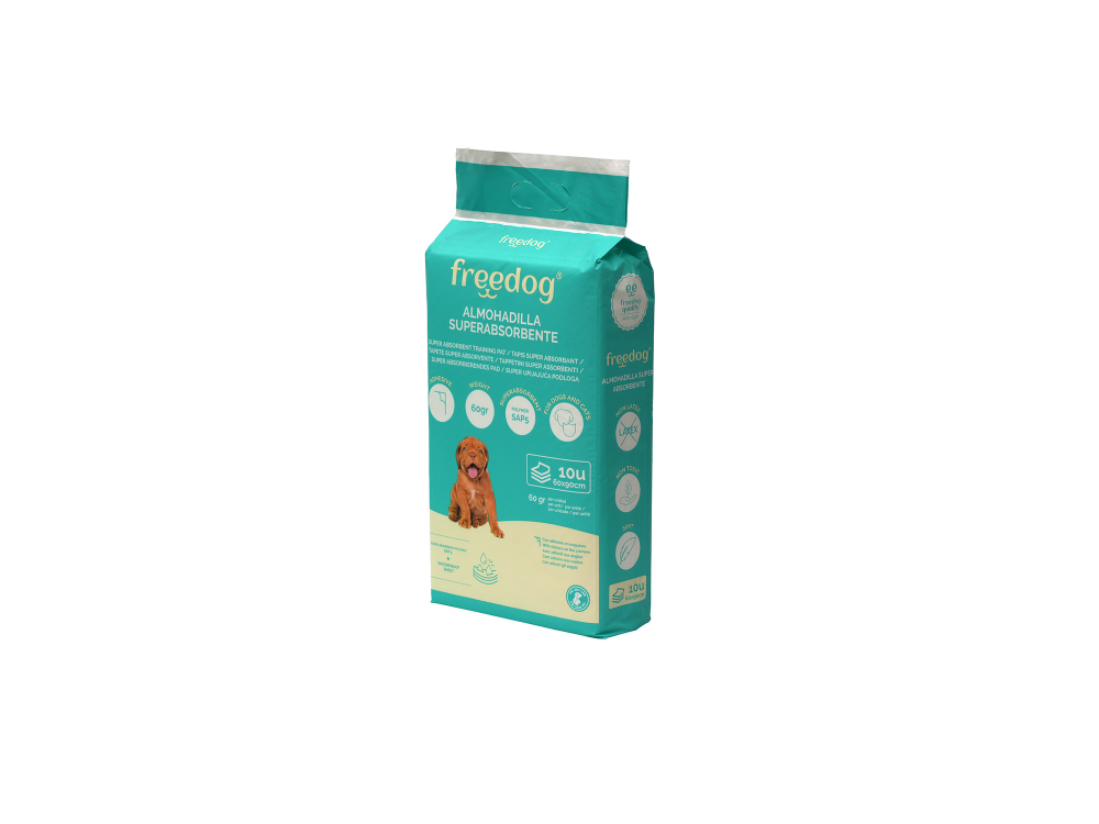 Freedog Super Absorbent Pee Pads 60 x 60cm 10 pcs [4]