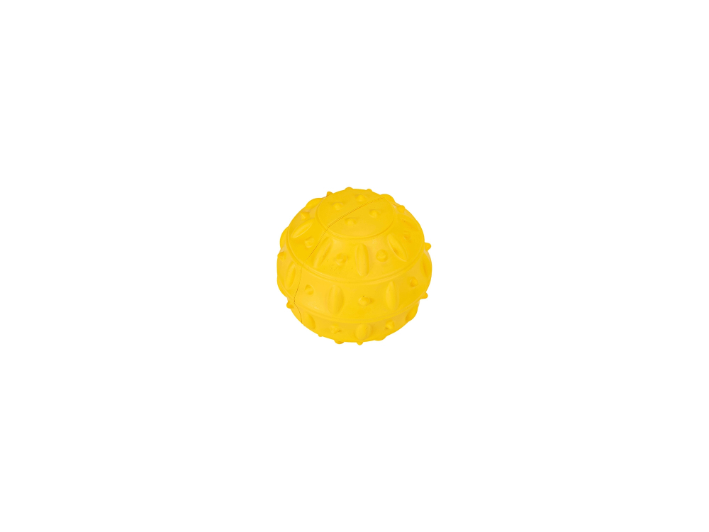 Freedog Teak Snack Ball Rubber Toy YELLOW 8CM [3]