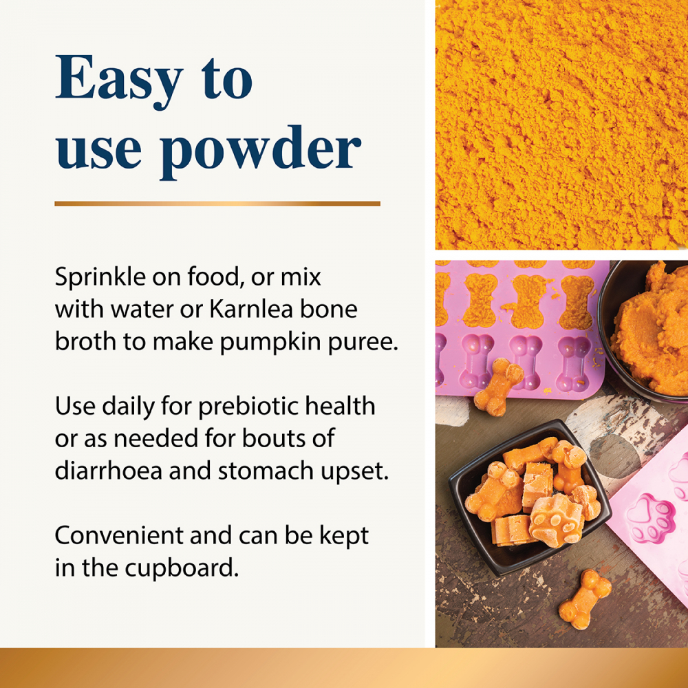Karnlea Pumpkin Powder 200g (Pudră organică de dovleac pentru câini) [4]