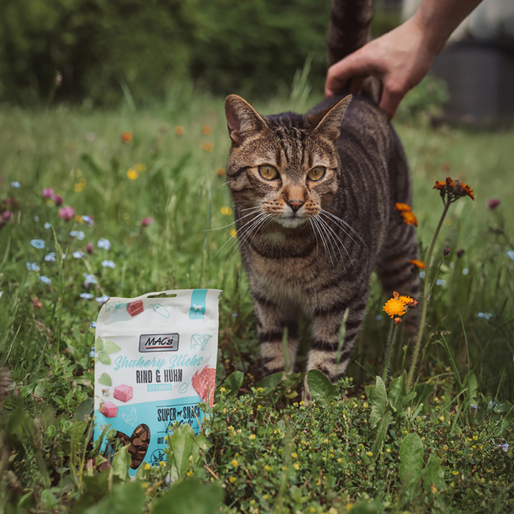 Macs Cat Shakery Sticks Beef and Chicken 50g (Vita si Pui) [3]