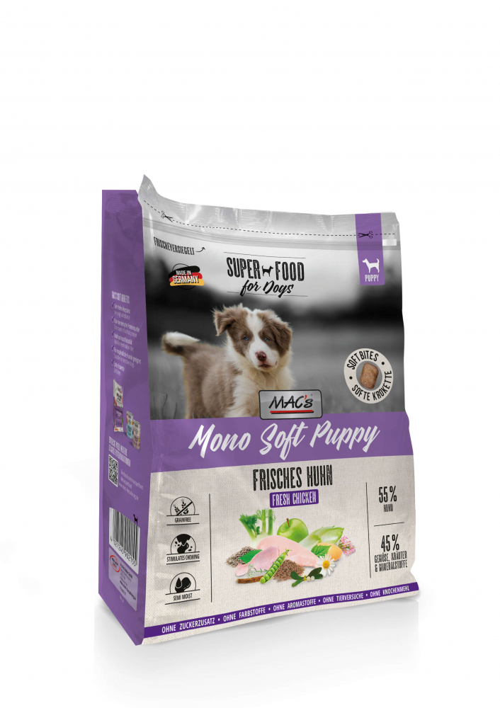 Macs Dog Mono Soft Puppy Fresh Chicken 4kg (Pui proaspăt) [1]
