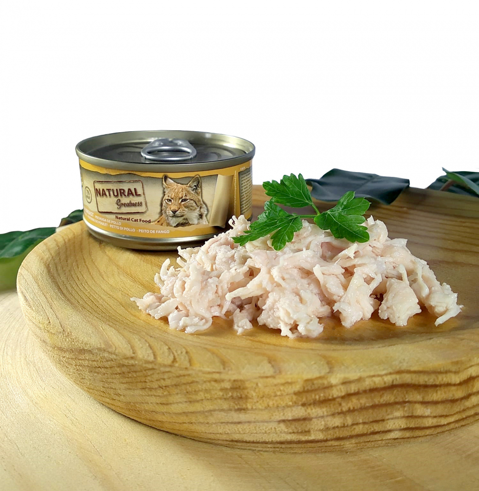 Natural Greatness Cat Chicken Breasts 70g (piept de pui) [2]