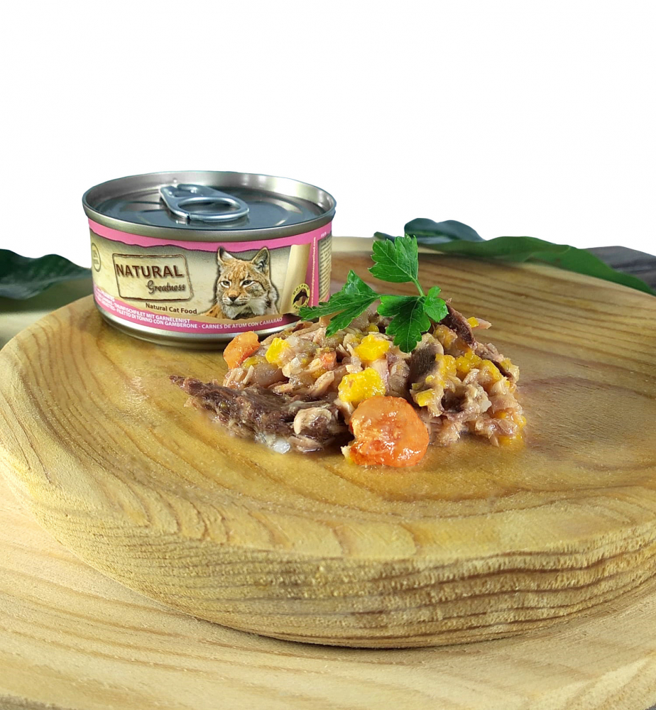 Natural Greatness Cat Tuna Fillet with Prawns 70g (file de ton cu creveți ) [2]