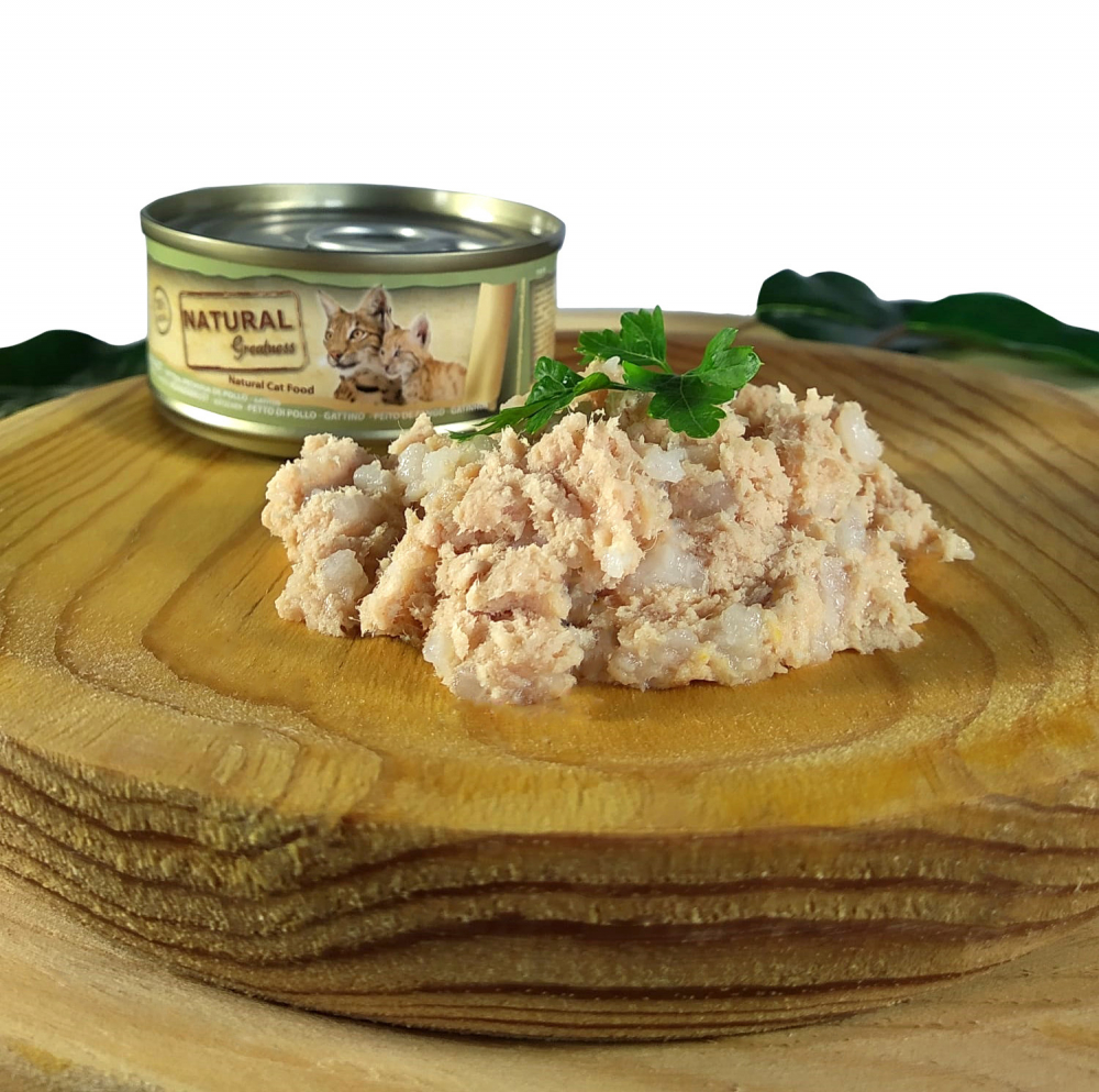 Natural Greatness Kitten Chicken Breasts 70gr (piept de pui) [2]