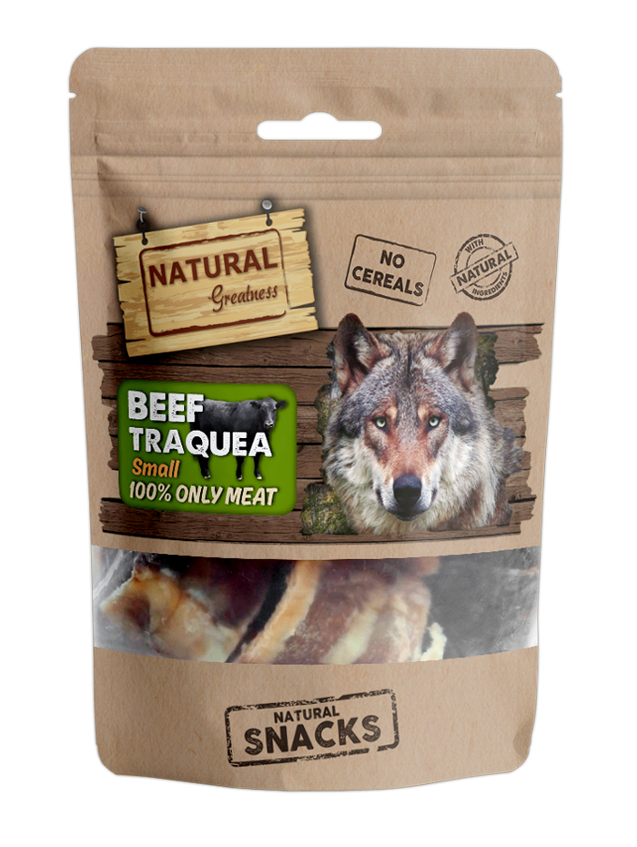 OM SNACK NATURAL GREATNESS BEEF TRACHEA SMALL 100G [1]